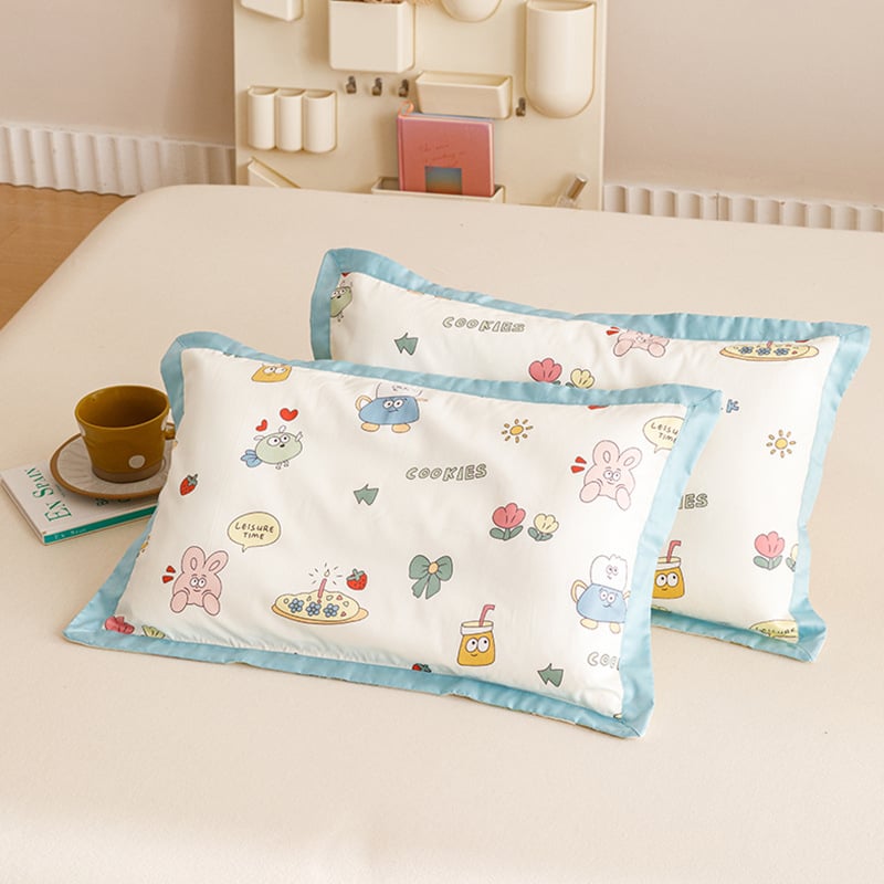 Jastučnica, 100% pamuk dugačkih vlakana, saten tkanina, reaktivno bojanje, broj tkanja 60, moderni minimalistički stil