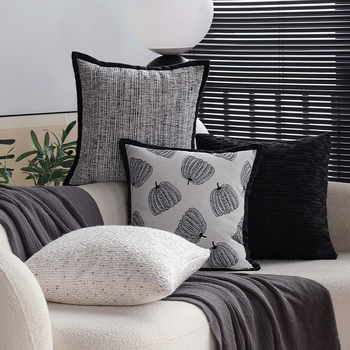 Калъф за възглавница, полиестер, мотиви на растения/цветя, пълнител полиестрово влакно, модерен стил