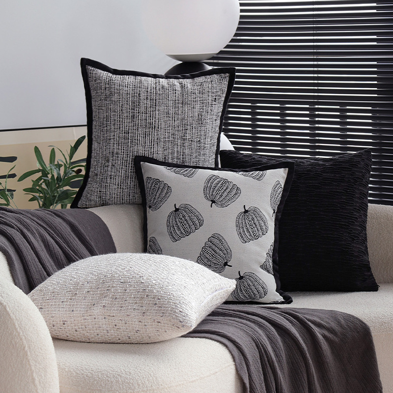 Калъф за възглавница, полиестер, мотиви на растения/цветя, пълнител полиестрово влакно, модерен стил