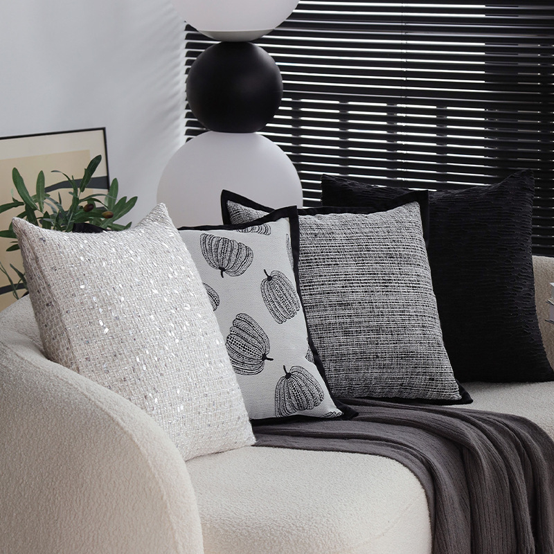 Калъф за възглавница, полиестер, мотиви на растения/цветя, пълнител полиестрово влакно, модерен стил