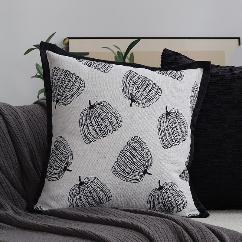 Калъф за възглавница, полиестер, мотиви на растения/цветя, пълнител полиестрово влакно, модерен стил