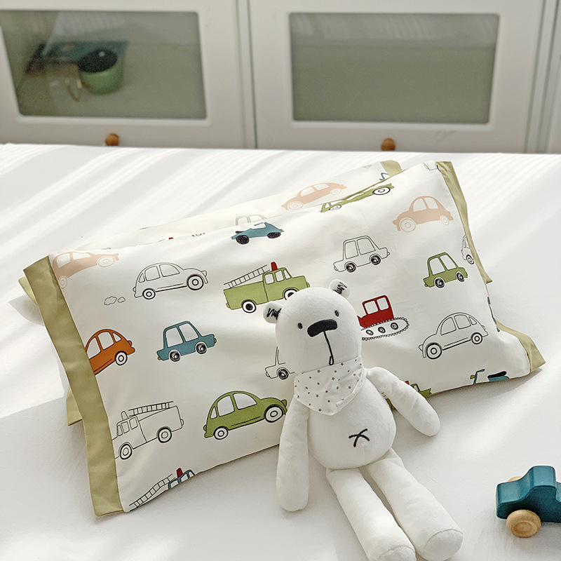 Fețe de pernă pentru copii din bumbac cu imprimeu - 100% bumbac, țesătură 100 fire, imprimare reactive