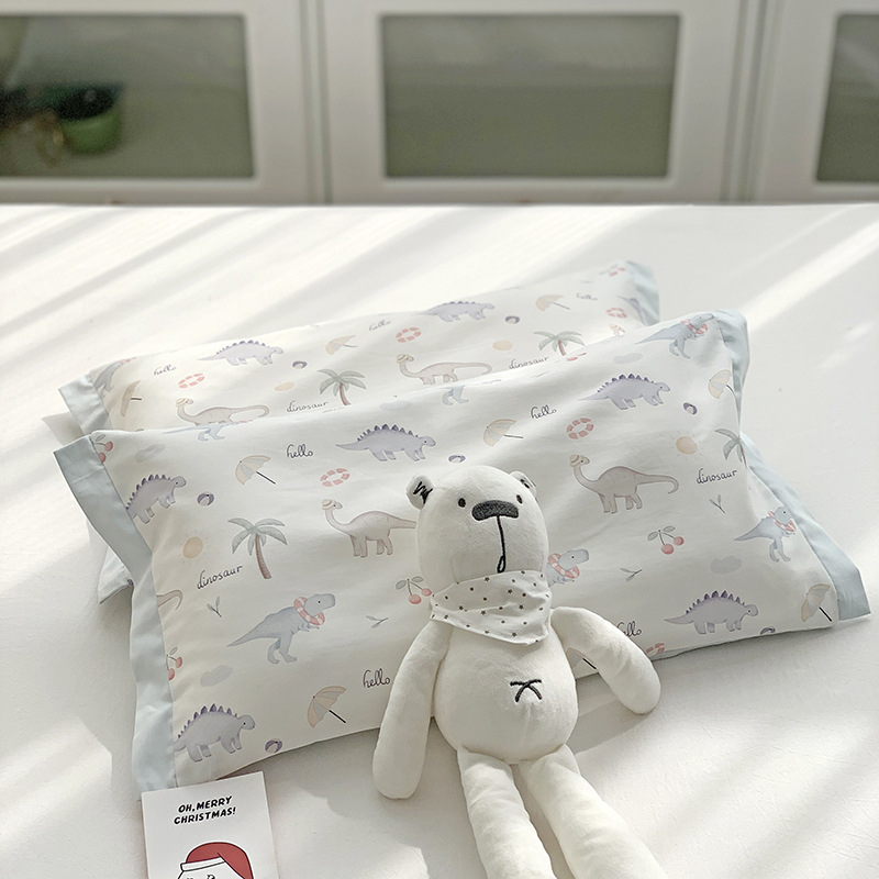 Fețe de pernă pentru copii din bumbac cu imprimeu - 100% bumbac, țesătură 100 fire, imprimare reactive