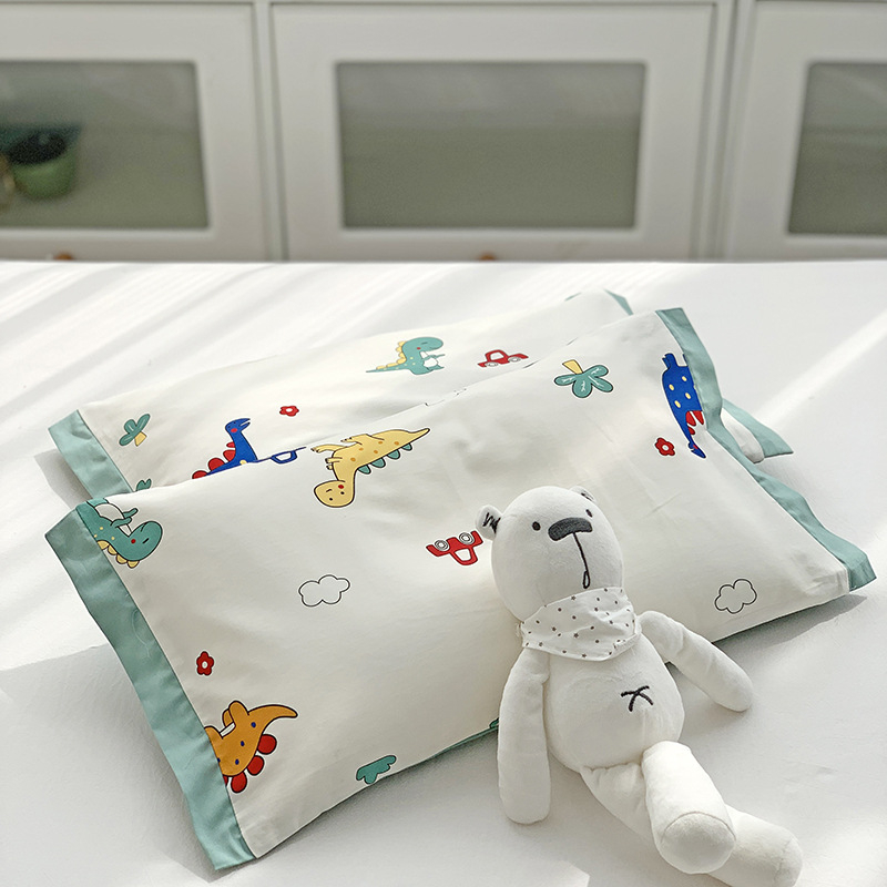 Fețe de pernă pentru copii din bumbac cu imprimeu - 100% bumbac, țesătură 100 fire, imprimare reactive