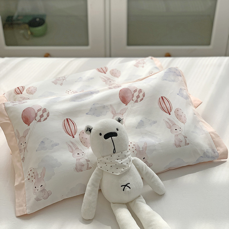 Fețe de pernă pentru copii din bumbac cu imprimeu - 100% bumbac, țesătură 100 fire, imprimare reactive