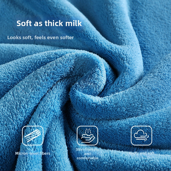 Grace Coral Fleece Πετσέτα Μπάνιου, 400–500 g, Κεντημένη, Για Μπάνιο και Παραλία