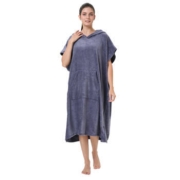  Halat cu glugă din microfibră pentru adulți, unisex – absorbant, 400gsm, poliester 70-80%