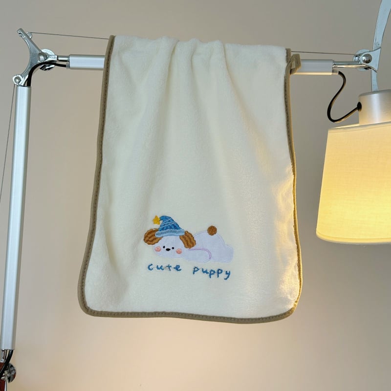 Σετ πετσέτες μπάνιου από Coral Fleece, απορροφητικό και μη αφήνει νήματα, 150D νήματα, κεντημένο φινίρισμα