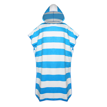 Παιδική ριγέ ρόμπα αλλαγής από υπερλεπτές ίνες microfiber, γρήγορο στέγνωμα, 245 g, 85% πολυεστέρας