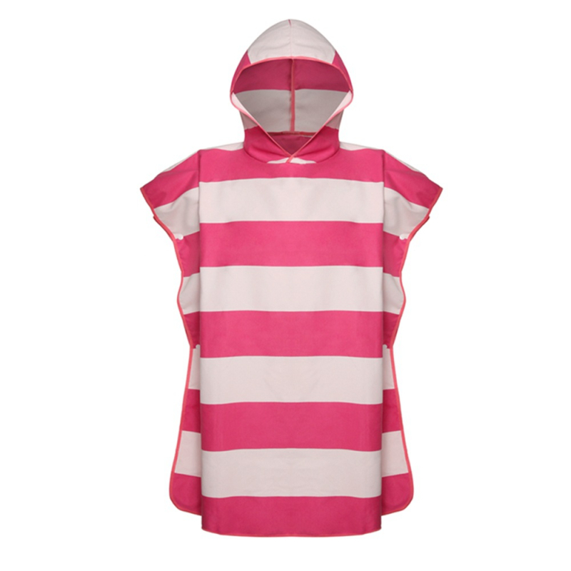 Παιδική ριγέ ρόμπα αλλαγής από υπερλεπτές ίνες microfiber, γρήγορο στέγνωμα, 245 g, 85% πολυεστέρας