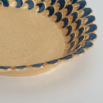 Чиния за плодове от алуминиева сплав, със животински модел, скандинавски стил, за сервиране на плодове и декорация.