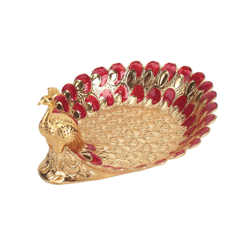 Чиния за плодове от алуминиева сплав, със животински модел, скандинавски стил, за сервиране на плодове и декорация.