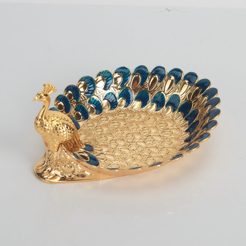 Чиния за плодове от алуминиева сплав, със животински модел, скандинавски стил, за сервиране на плодове и декорация.