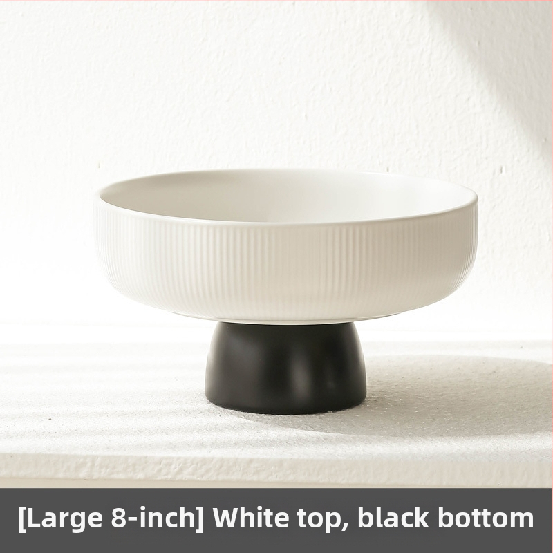 Порцеланова плодова чиния на крак — скандинавски стил, светъл лукс, Xingye, висококачествен продукт