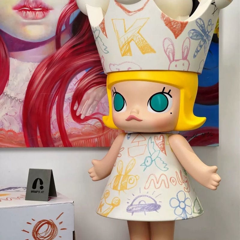 Figura princeze od smole za stol, koreanski stil, pogodna za poslovna darivanja