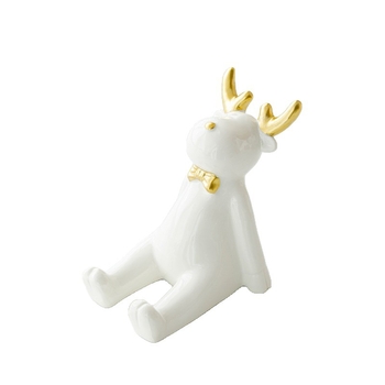 Držač za telefon s dizajnom jelena, stolna dekoracija (Porcelan, Marka Mu xu, Skandinavski stil, Tema: Životinje)