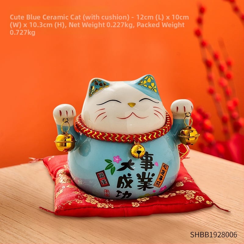 Katės figūrėlė – taupyklė, namų ir biuro interjerui, universalus stilius, gimtadienio dovana