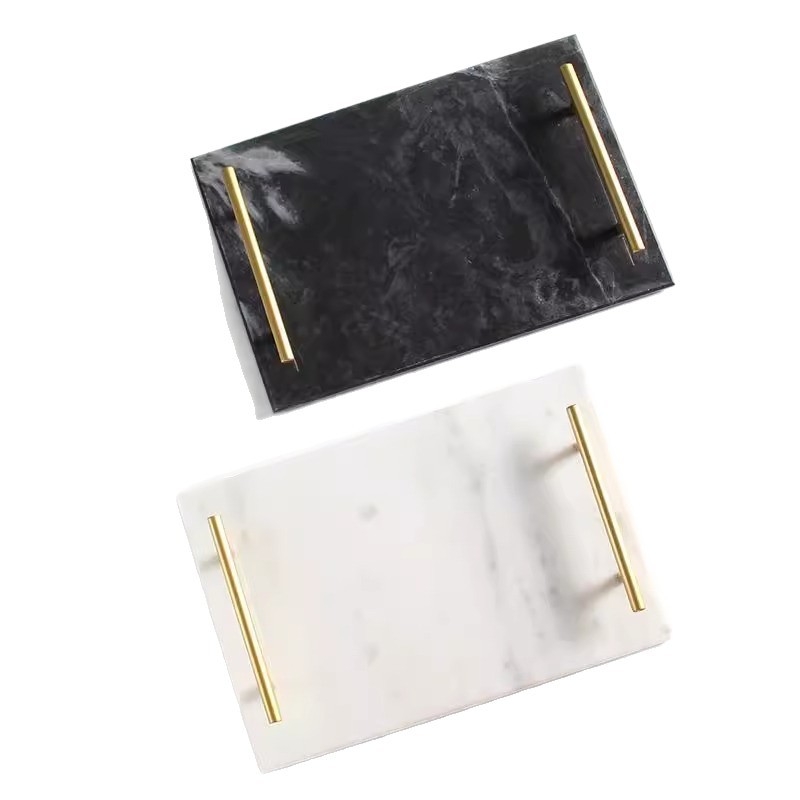 Nordic stil pladanj od smole s imitacijom mramora za nakit, deserte, kupaonsko skladištenje i aromaterapiju • Materijal: Smola • Marka: Yihong artworks • Šifra proizvoda: Marble tray • Površina: 3283093