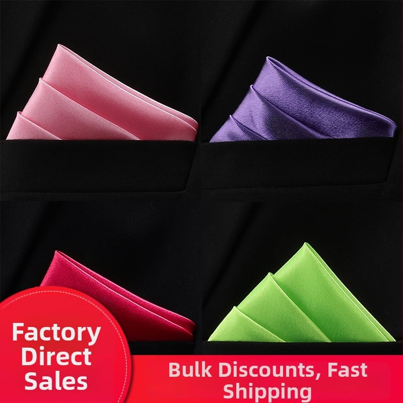 Πετσέτα τσέπης, ζακάρ μονόχρωμο σχέδιο, πολυεστερική κλωστή, πολυεστερική επένδυση, κατάλληλο για ενήλικες