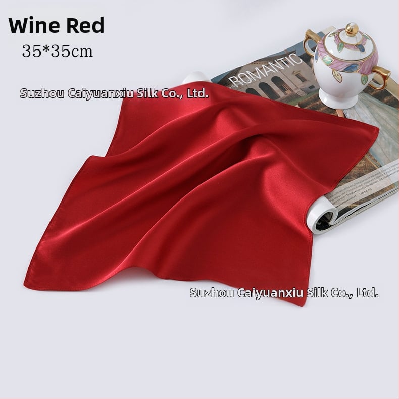 Носна кърпичка от мулберийска коприна, 12 г, 100% коприна, персонализирана обработка