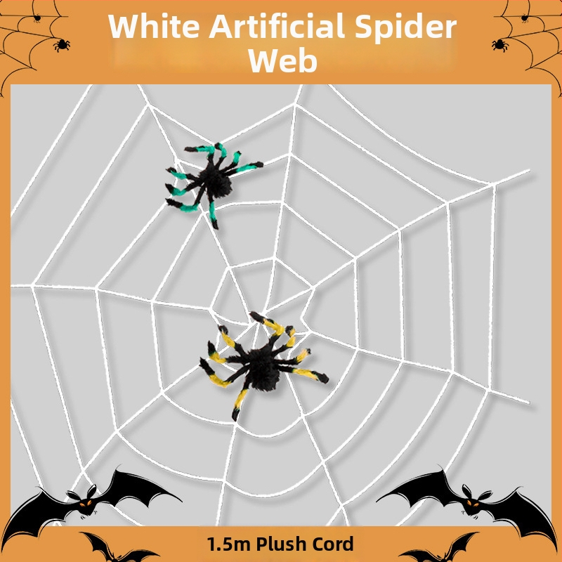 Halovēna pūkains Zirneklis – pakaramā dekora bāriem/KTV scenām, poliesters, festivāla stils