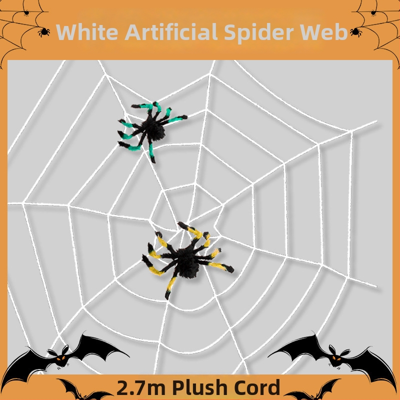 Halovēna pūkains Zirneklis – pakaramā dekora bāriem/KTV scenām, poliesters, festivāla stils