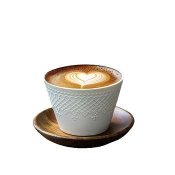 HALFCHEN κύπελλο καφέ από κεραμικό σε ιαπωνικό στιλ, ρετρό σχεδίαση, 220 ml, εκτύπωση λογοτύπου