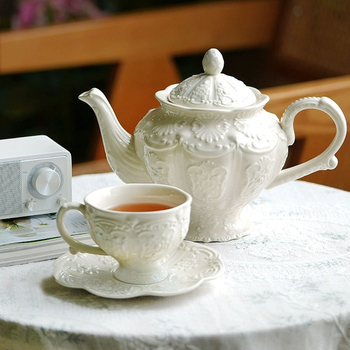 Κεραμικό σετ φλυτζανιών καφέ και πιάτων, σε νορδικό στυλ, μοντέλο 789-098, 0.5 kg, μονή συσκευασία