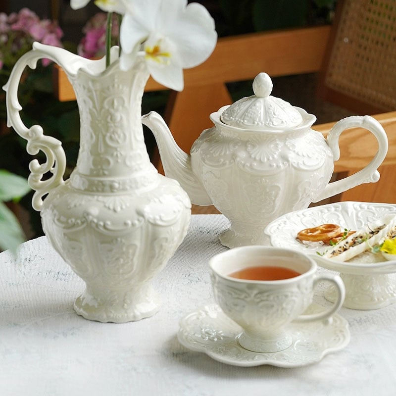 Κεραμικό σετ φλυτζανιών καφέ και πιάτων, σε νορδικό στυλ, μοντέλο 789-098, 0.5 kg, μονή συσκευασία