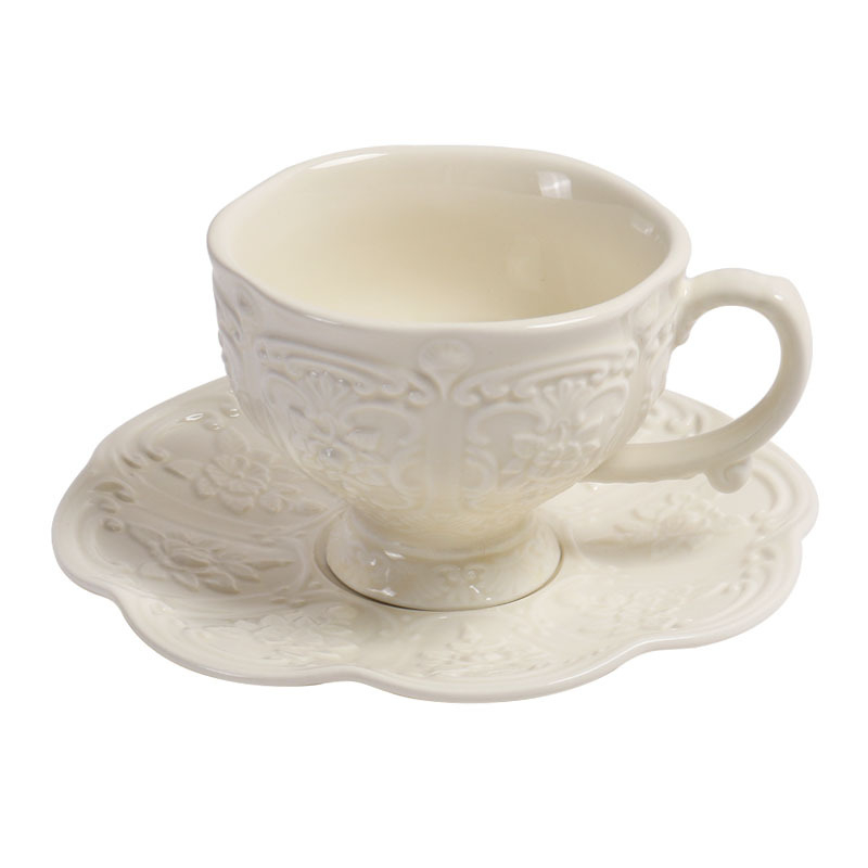 Κεραμικό σετ φλυτζανιών καφέ και πιάτων, σε νορδικό στυλ, μοντέλο 789-098, 0.5 kg, μονή συσκευασία