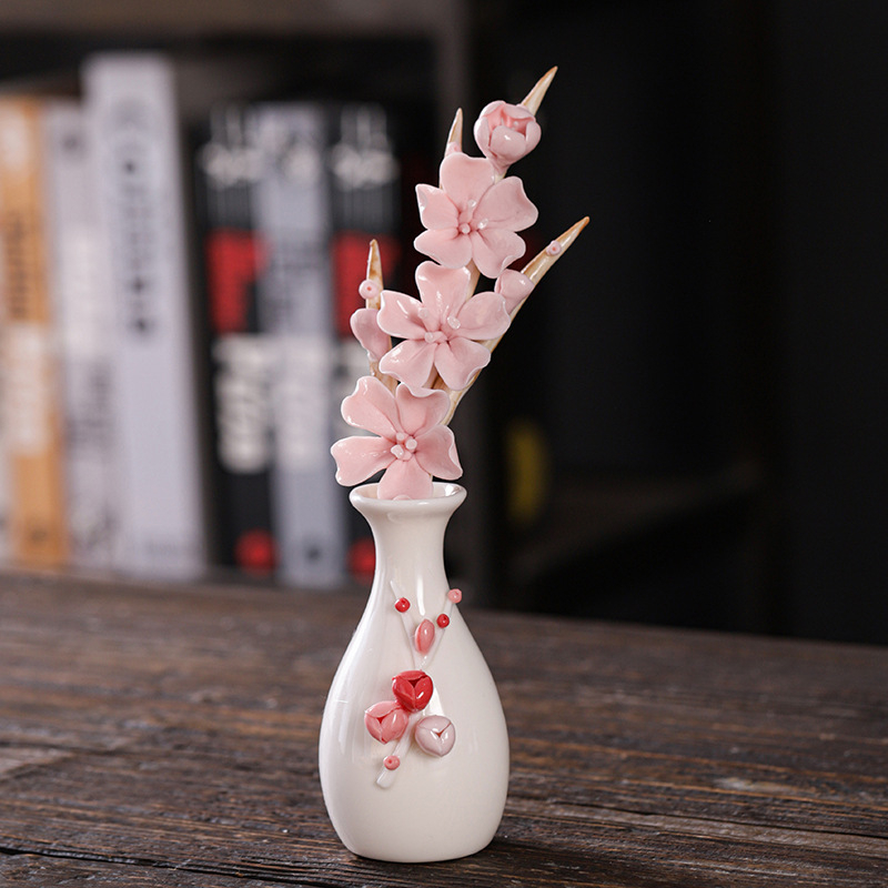 Porcelanska vaza — moderni minimalistički stil, stolna dekoracija, Materijal: porcelan, Pakiranje: standardno