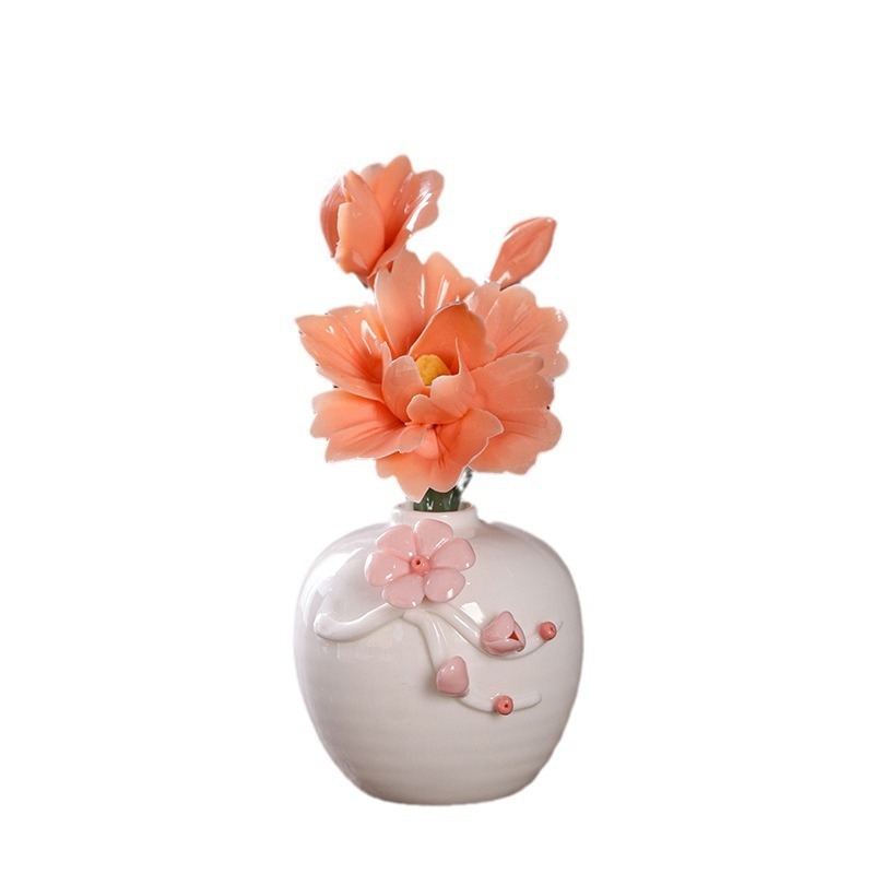 Porcelanska vaza — moderni minimalistički stil, stolna dekoracija, Materijal: porcelan, Pakiranje: standardno