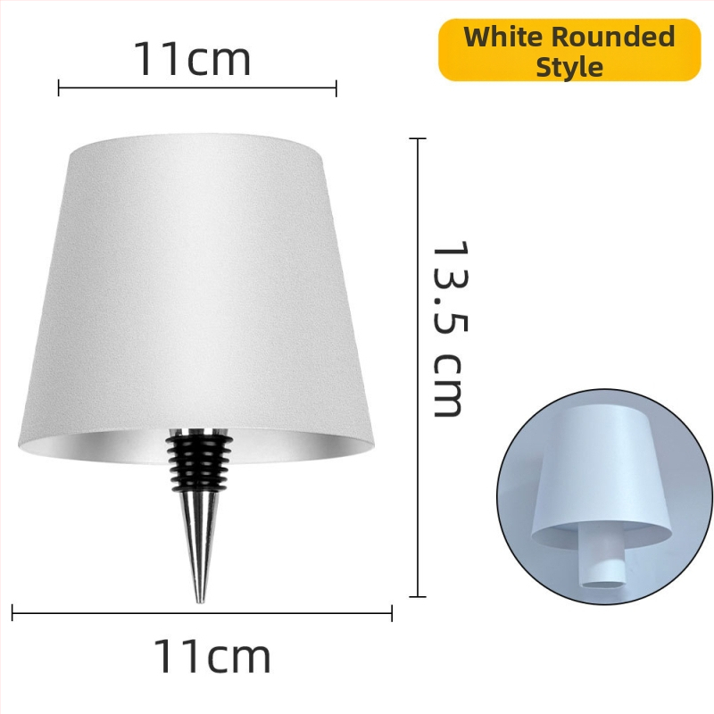 Vīna pudeles galda lampai ar RGB ambientā gaismu, metāla turētājs, radošs stils, OEM logotips, stāvošs dizains