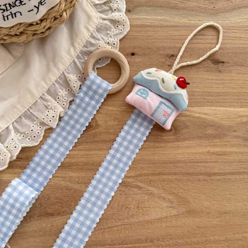 Detský textilný nástenný organizér s motívom cartoon pre uloženie hairpins, lanyards a rope