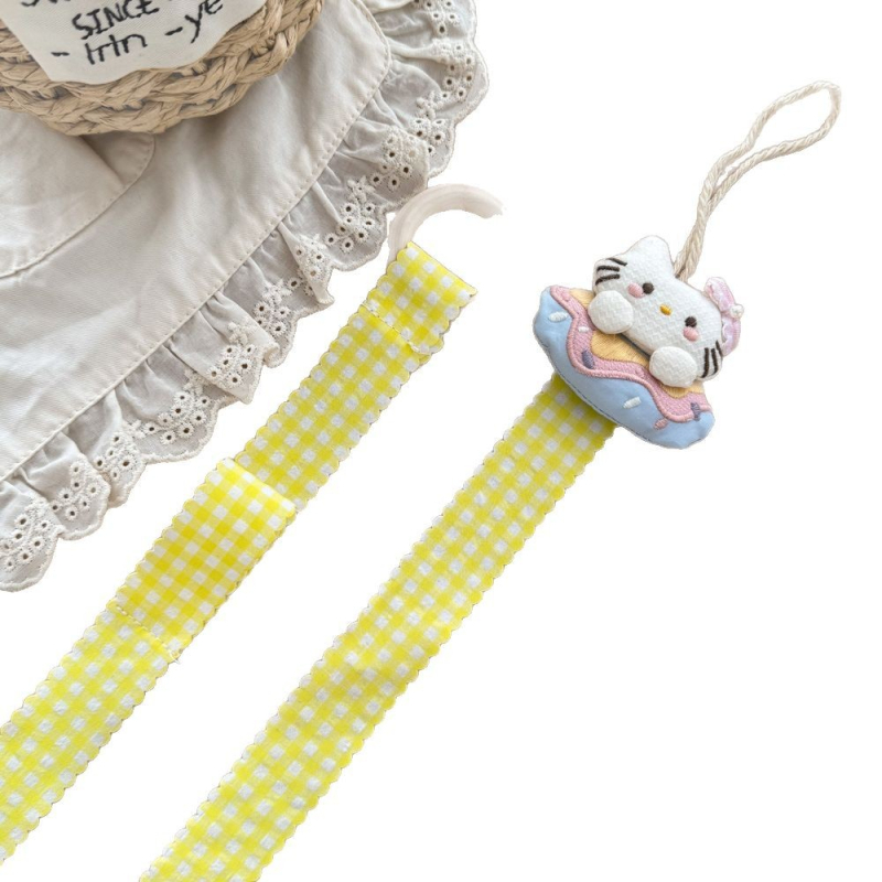 Detský textilný nástenný organizér s motívom cartoon pre uloženie hairpins, lanyards a rope