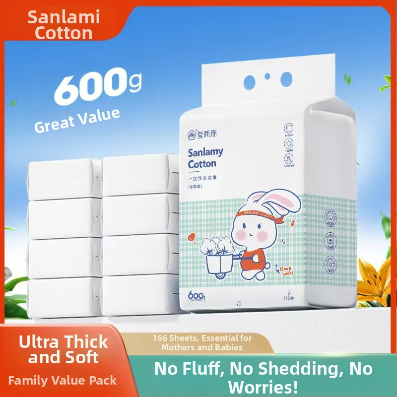 Τοίχο–εγκαταστημένης μιας χρήσης πετσέτα προσώπου – μαλακή, παχιά από ίνες βισκόζης, κρεμάμενο με μηχανισμό τράβηγμα, κατάλληλη για βρέφη