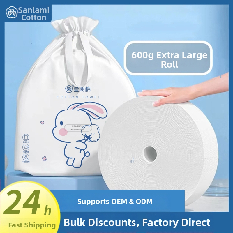 Τοίχο–εγκαταστημένης μιας χρήσης πετσέτα προσώπου – μαλακή, παχιά από ίνες βισκόζης, κρεμάμενο με μηχανισμό τράβηγμα, κατάλληλη για βρέφη