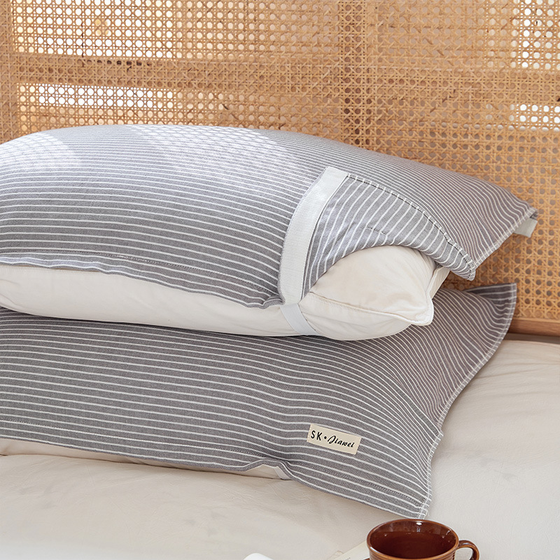 Jastučnica od 100% pamuka s fiksnim trakama, protuklizna, dizajn jedinstvene konstrukcije