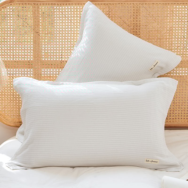 Jastučnica od 100% pamuka s fiksnim trakama, protuklizna, dizajn jedinstvene konstrukcije