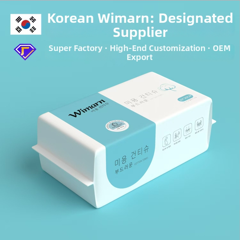 Μίας χρήσης παχύτερα μαντηλάκια καθαρισμού προσώπου, τύπου κρεμάστρας (ίνες βισκόζη· 100% φυτικές ίνες· επίπεδη ύφανση)