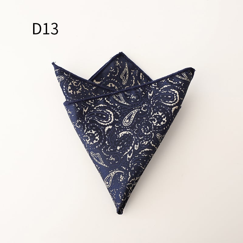 Ανδρικό επίσημο Jacquard μαντήλι τσέπης, φλοράλ μοτίβο, πολυεστερική ίνα, χειμώνας 2025