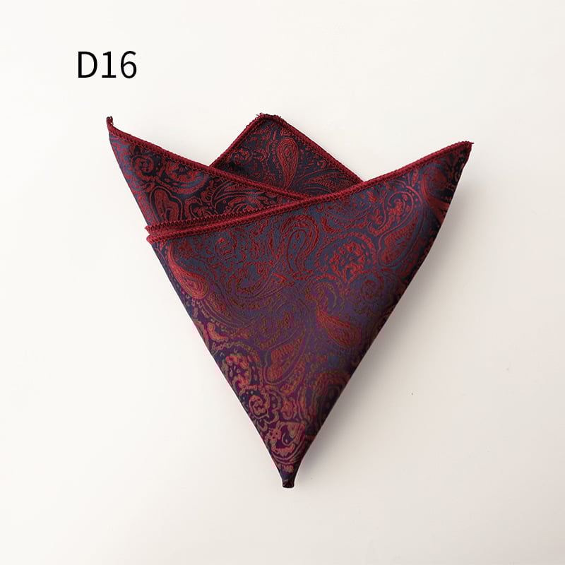 Ανδρικό επίσημο Jacquard μαντήλι τσέπης, φλοράλ μοτίβο, πολυεστερική ίνα, χειμώνας 2025