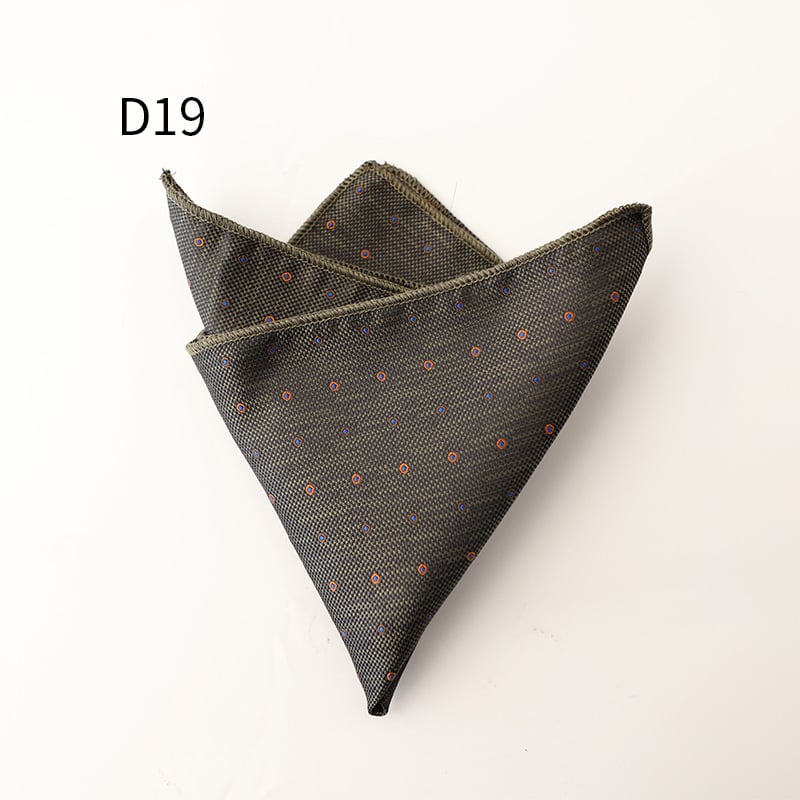 Ανδρικό επίσημο Jacquard μαντήλι τσέπης, φλοράλ μοτίβο, πολυεστερική ίνα, χειμώνας 2025