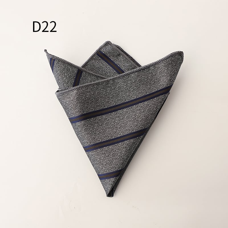 Ανδρικό επίσημο Jacquard μαντήλι τσέπης, φλοράλ μοτίβο, πολυεστερική ίνα, χειμώνας 2025