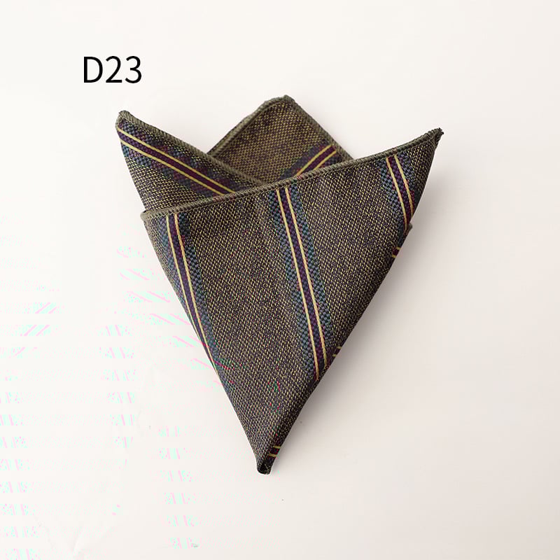 Ανδρικό επίσημο Jacquard μαντήλι τσέπης, φλοράλ μοτίβο, πολυεστερική ίνα, χειμώνας 2025