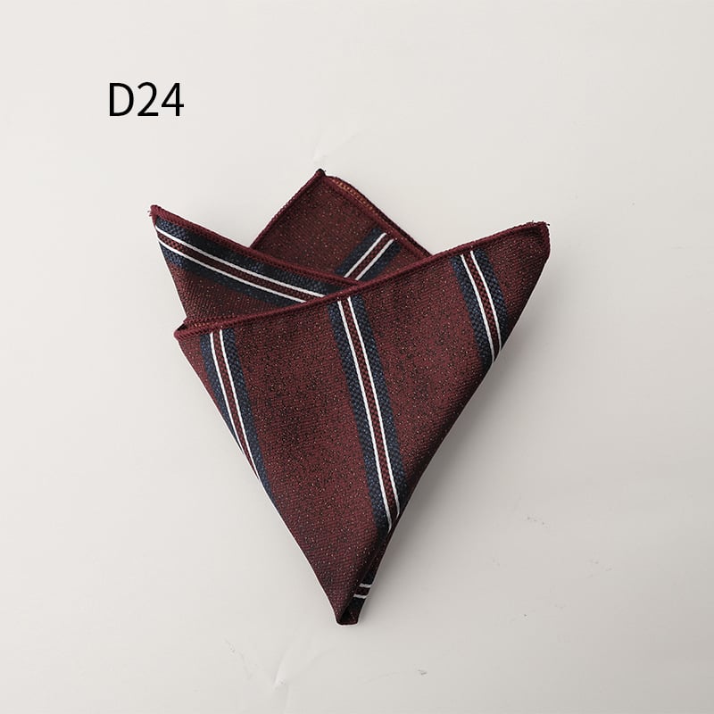 Ανδρικό επίσημο Jacquard μαντήλι τσέπης, φλοράλ μοτίβο, πολυεστερική ίνα, χειμώνας 2025