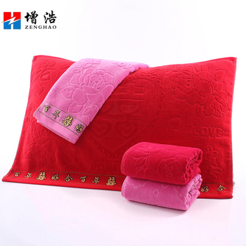 Jastućna krpa za vjenčanje, nezvini pređa, otisnuti logotip, mogućnost prilagodbe obrade, licencirana privatna oznaka