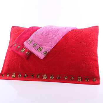 Jastućna krpa za vjenčanje, nezvini pređa, otisnuti logotip, mogućnost prilagodbe obrade, licencirana privatna oznaka