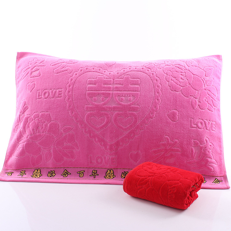 Jastućna krpa za vjenčanje, nezvini pređa, otisnuti logotip, mogućnost prilagodbe obrade, licencirana privatna oznaka