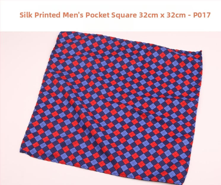 Μαντήλι τσέπης για άνδρες | Πολυεστερικό νήμα | Λουλουδάτο μοτίβο | Χαλαρό στυλ